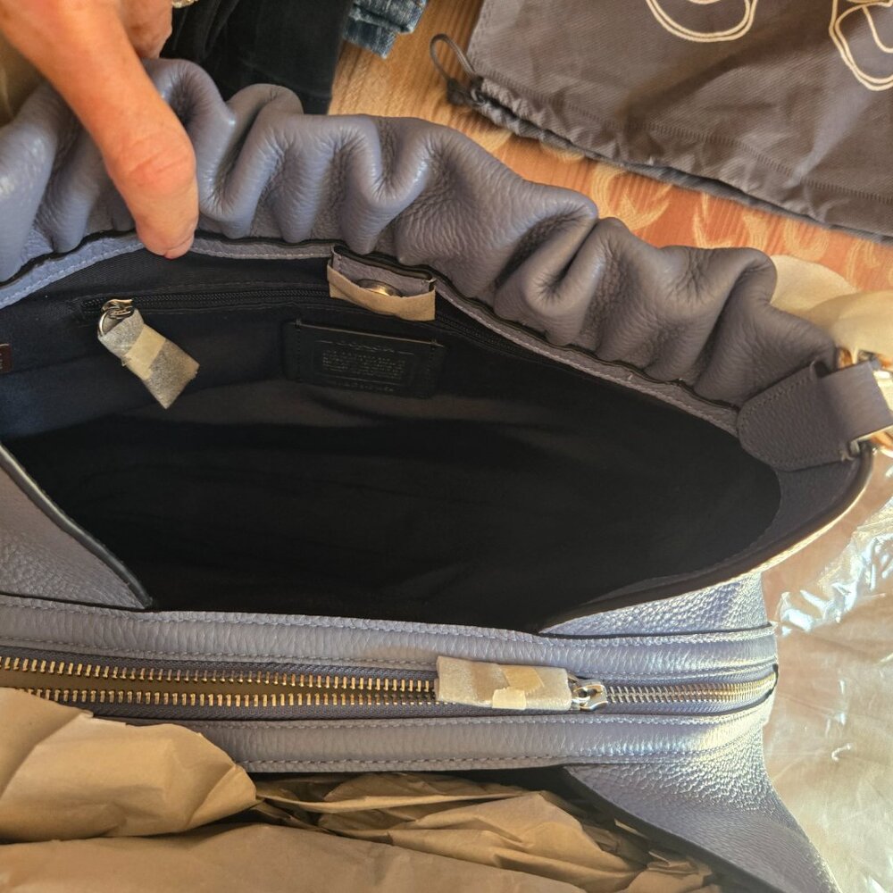 Coach Maya Shoulder Bag in Periwinkle - Picture 6 of 10